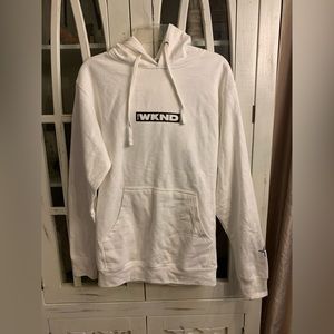 The WKND white mens small hoodie, excellent condition (N)